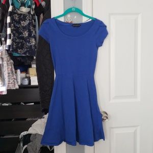 blue dress